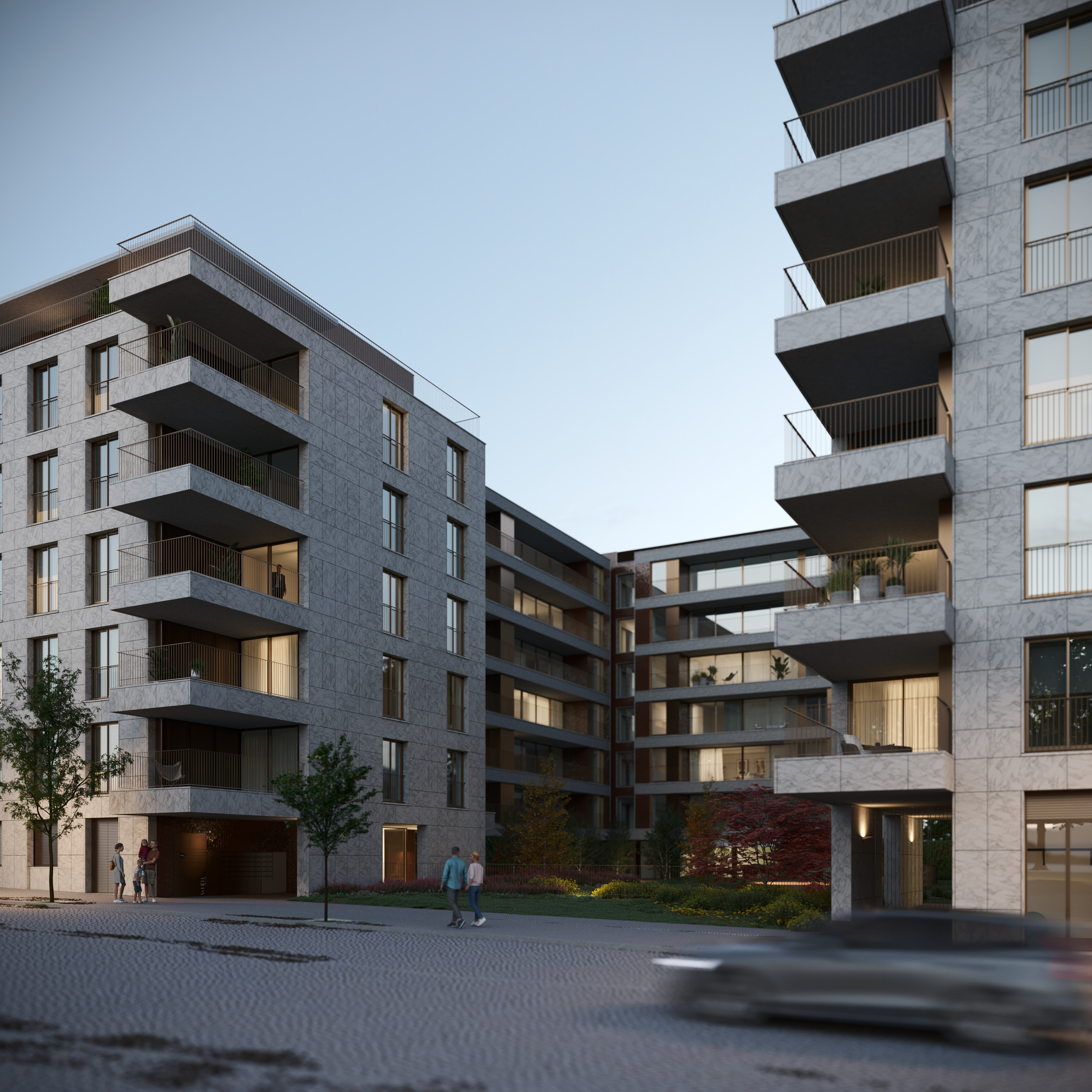 C2 White Stone Exterior RF